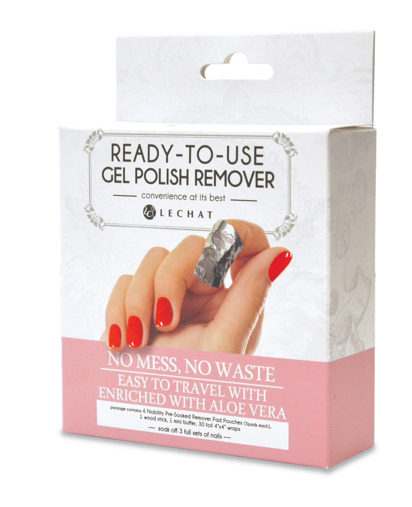 Nobility - Ready-To-Use Gel Polish Remover Pads Box - Lechat Nails Middle  East