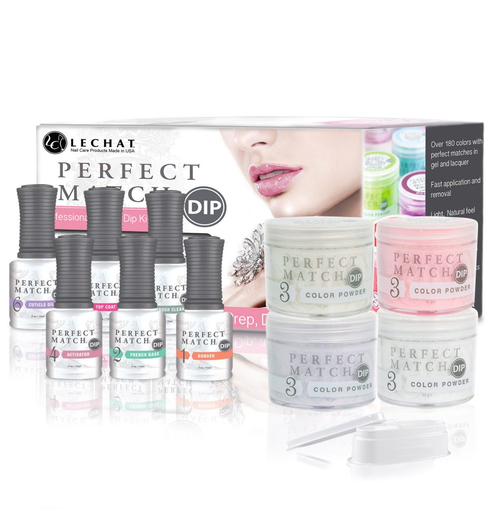 Dipping Powder Starter Kit (French Nail Dip Kit) Lechat Nails Middle East